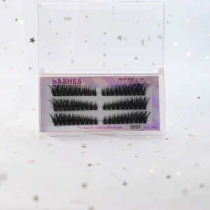 Handmade Cat Lash Cluster Segmented Premade Volume False Eyelashes 0.07mm Synthetic Hair DIY CC Curl