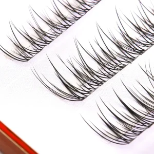 Handmade Color Eyelash Clusters Private Label 3D Faux Mink Eyelash Segmented Lash DIY Eyelash Extension Kits