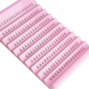 Handmade Cross-border fairy Dense Lower Eyelashes PBT Material 10-row Large Capacity DIY Self-application Customizable