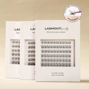 Handmade Customizable Pre Glued Cluster Lashes Self Adhesive 3D Natural Cluster Lashes Cruelty Free Press Lashes No Glue Needed