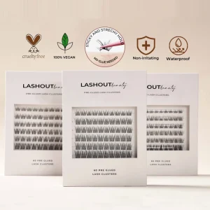 Handmade Customizable Self Adhesive Pre Glued Lash Clusters 3D Natural Eyelashes Press on Cluster Lashes High Quality