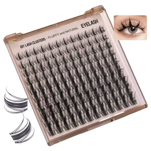 Handmade DIY Dense Fluffy Cluster False Eyelashes Individual Extensions Segment Lashes Private Label Cluster Lashes