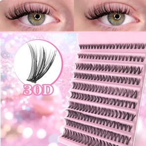 Handmade DIY Mega Segment Volume Lash Extension Kit Natural Anime Lashes