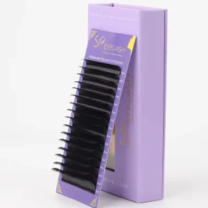 Handmade Dark Matte Black Volume Lash Fan Eyelash Extensions D C CC Curl Supplies Private Label Cashmere Lash