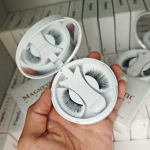 Handmade Easy to Wear Magnetic Full Strip Eyelashes Set Soft Quantum Magnetic with Applicator