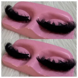 Handmade Eyelashes 5D 25mm Thick New Design Lash Custom Logo For Luxury Style D Curl Fluffy 100 Mink Hair Lashes