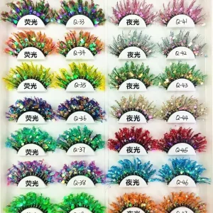Handmade Eyelashes Custom Eyelash Packaging Box 3D Faux Mink Eyelashes