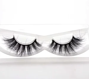 Handmade False Eyelashes 3D Full Strip Mink with Custom Eyelash Box Packaging