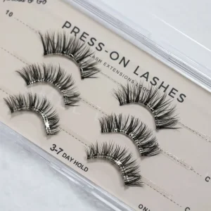 Handmade Full Strip Eyelashes Mixed Thickness 3 7 Day Long lasting Clear Glue No Glue Half Lashes Plant Fiber Mixed Thickness