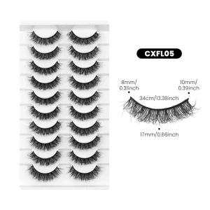Handmade Full Strip Lashes Fine Craftsmanship Durable Wear for Professional Makeup Ultra Thin Band Full Strip Eyelashes