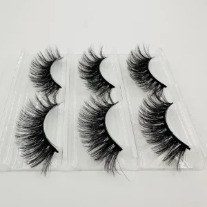 Handmade Full Strip for Style 3D Silk Faux Mink Cat Eye Lash Strips Natural Lashes