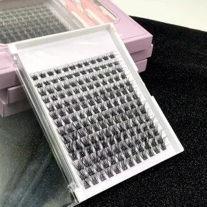 Handmade Gentle Radian Transition Synthetic Eye Tail Extension Soft Charm Pre Glued Daily Commute Essential Cluster Lashes