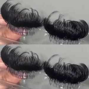 Handmade High Quality 5D Eyelashes with Spikes Strip Lashes That Look Like Eyelash Extensions 25 mm Mink Lashes