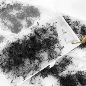 Handmade Individual Classic Natural Lashes Silk Mink Bulk Private Label Eyelash Extension 3D 4D 5D Loose Bulk Mega Premade Fans