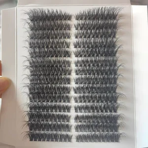 Handmade Individual Cluster Lashes Spike Lashes Fan Eyelashes Diy Lash Extensions Eyelash Clusters Kit Seal Bond