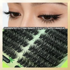 Handmade Individual Lash Clusters Eyelash Extension Professional Diy Kit Pre cut Segment Cluster Lashes Natural Soft