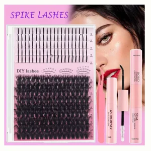 Handmade Individual Mix Curl Natural Faux Mink Eyelashes Soft Style Segment Cluster Lash Clusters Fan DIY Lashes