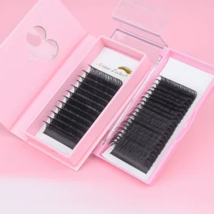 Handmade Korean PBT Fiber Volume Eyelash Extensions Brand 6 20mm Natural Long Thickness CC DD Curl Cashmere Box Single 7mm