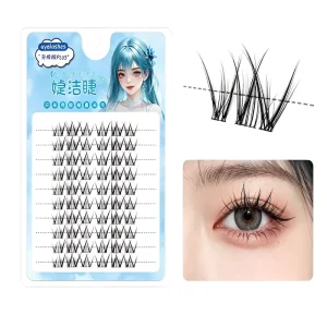 Handmade Large Capacity Baby Straight Daily Makeup Folding Box Customized Soft Fiber 10 Rows False Eyelash