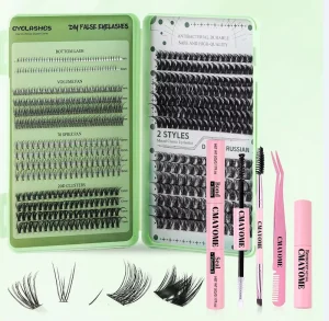 Handmade Lash Clusters Individual Cluster DIY Multi type Mixed Wispy Tray Bottom Spike Volume Lashes Synthetic Hair 8 16mm