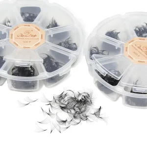 Handmade Loose Lash Extension 10D 12D 14D 16D 20D 30D 40D Pointy Base Mixed-Length Premade Fan Cluster Eyelashes