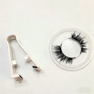 Handmade Magnetic Reusable Adhesive Free Lightweight Durable False Eyelashes Set with Applicator for Daily Use Parties & Travel