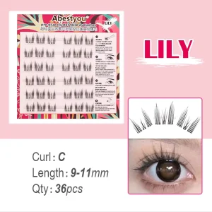 Handmade Mega Volume 10D 20D Synthetic Hair Cluster Lashes 12 Rows 8 16mm Self Adhesive No Glue DIY Lash Clusters Set