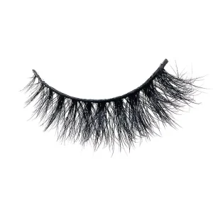 Handmade Natural 3D Mink Eyelashes Full Strip Colorful Plastic False Eyelashes with Private Label