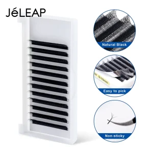 Handmade Natural Soft Cruelty Free Style Brown 7 15mm Length Individual Matte Dark Lashes Private Eyelash Extension
