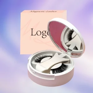 Handmade No Glue Needed Full Strip Eyelashes Set Quantum Reusable Magnetic Lashes with Soft Magnets False Eyelashes