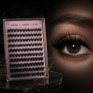 Handmade Pre glued DIY Cluster Lashes No Glue Needed Eyelash Extension Value Bulk
