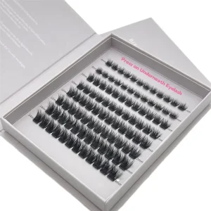 Handmade Press Lash Faux Mink Hybrid Light Volume 3D 5D 12 Rows 7-10 Day Hold Self Adhesive No Glue Needed Waterproof