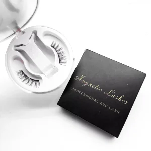 Handmade Quantum Soft Magnetic Eyelashes Kit Easy to Wear Winged False Eyelashes Applicator No Glue Eyeliner Needed Fur Material