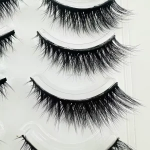Handmade Radiant Brand Dramatic Volume Strip Lashes 3D Silk False Eyelashes Soft Comfortable Custom Logo