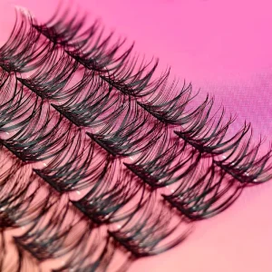 Handmade Self Adhesive DIY Eyelash Extension Kit Glue Free Press On Individual Cluster Fluffy Lash Fan False Lashes From Vendor