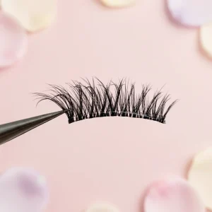 Handmade Self Adhesive Press on Full Strip Half Band Mink Eyelashes No Glue Pre Glued Lash Thick Fiber Style Vendor’s