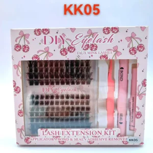 Handmade Self Adhesive Segmented Eyelash No Glued Press On Glue Free False Lashes Synthetic Material Lightweight Comfortable