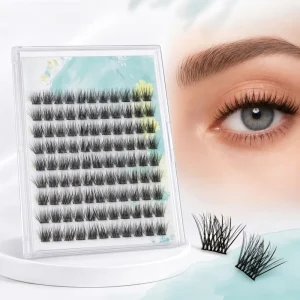 Handmade Self adhesive DIY Eyelash Clusters Glue free Thin False Eyelashes Perfect for a Natural Eye Makeup Look