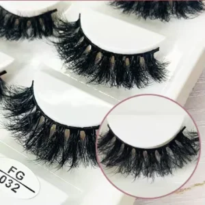 Handmade Silk Faux Mink Fluffy Lashes with D Curl Dramatic Soft Strip Eyelashes