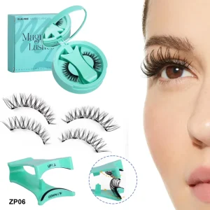 Handmade Soft Reusable 0.07MM Thickness Natural Look Magnetic Lashes Private Label False Eyelashes
