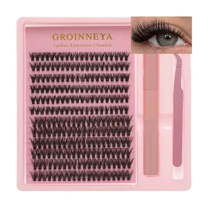 Handmade Spike Cluster Eyelash Kit Custom Logo Mixed Private Label Synthetic Material Cluster Lashes