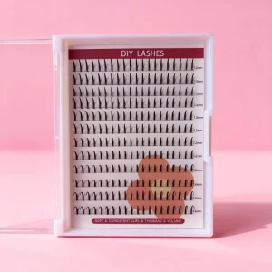 Handmade Spike Shape Cluster Lashes Soft Matte Natural Dense Lashes 0.07mm Thickness Comic Lashes