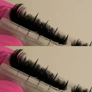Handmade Strip Lashes Vendor Real Mink Spike Eyelashes Look Like Extension Lash Strips Bulk