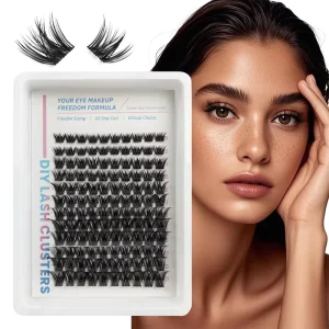 Handmade Synthetic Hair Eyelashes DIY Pre Cut Segmented Lash Extensions Volume Segment Lashes Set Lash Clusters