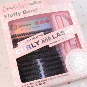 Handmade Synthetic Hair Lashes Eyelash Extension DIY Kit Custom False Eyelashes