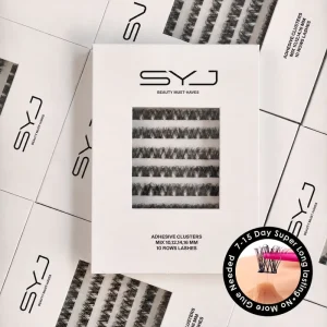 Handmade Synthetic Hair No Glue Needed 3D Effect Segment Diy Eyelash Press Eyelashes Pre Bonded Cluster Lashes Kits