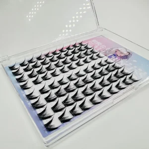Handmade Synthetic Hair Wispy Segmented Lashes Reusable for Home Use
