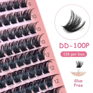 Handmade Synthetic Self Application Cosplay Lash Clusters Volume Fans