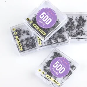 Handmade Ultra speed Promade Fans 3D 20D 0.05 0.07 Lash Premade Fan Pointy Base C CC D DD Curl Volume Loose 1000 Fans