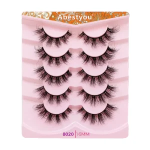 Handmade Vegan Cruelty Free for Wispy Volume Bulk Strip Natural Look Lashes Sets Pack Custom Faux Mink Boxed